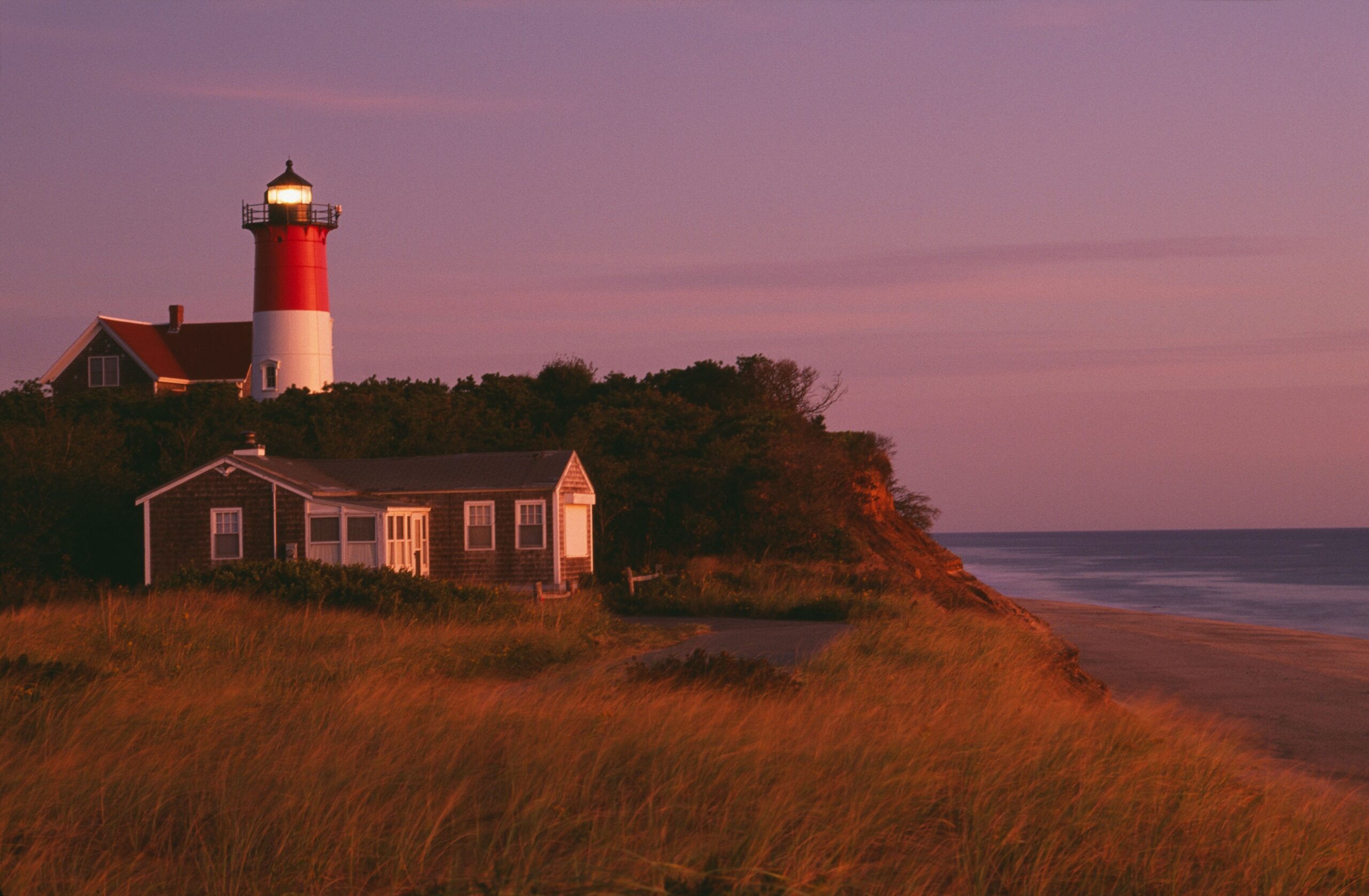 Lighthouse and coast
